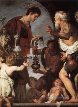  1639 Pintura al %C3%B3leo - La Caridad de San Lorenzo 1639 Barroco italiano Bernardo Strozzi